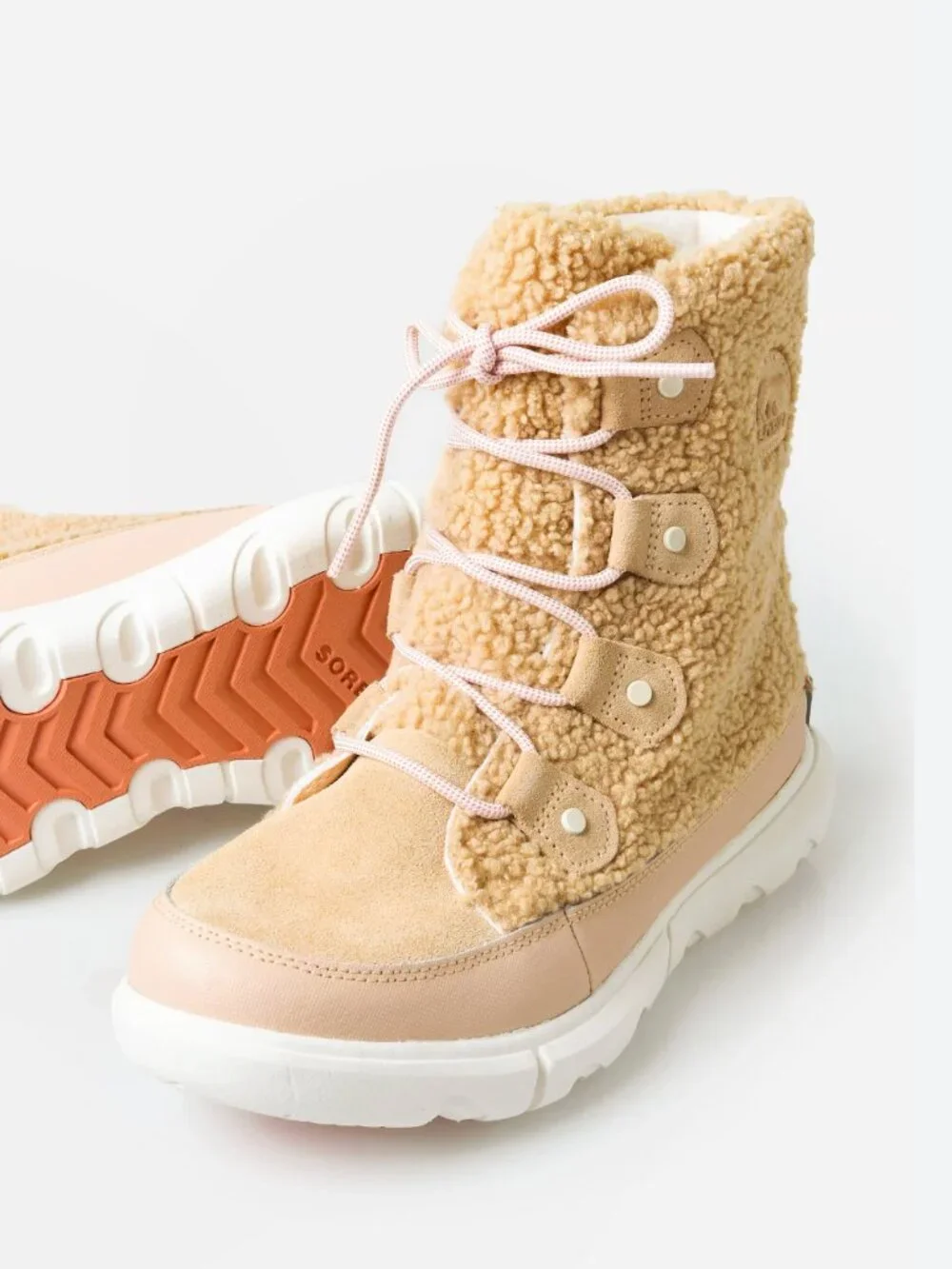 Sorel Explorer II Joan Cozy Boots - Fawn - Size 8.5
